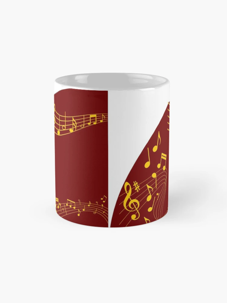Thumbnail 4 of 6, Coffee Mug, Music Notes Pattern designed and sold by PRB1989.