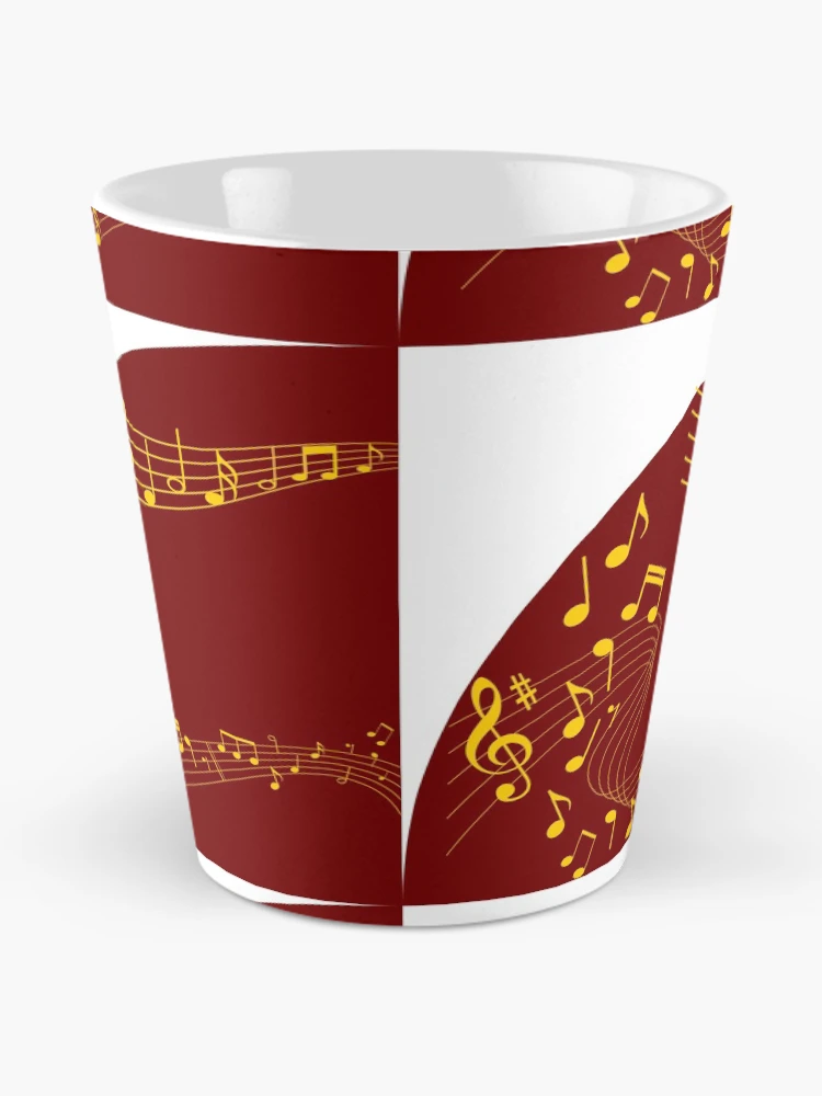 Thumbnail 2 of 4, Coffee Mug, Music Notes Pattern designed and sold by PRB1989.