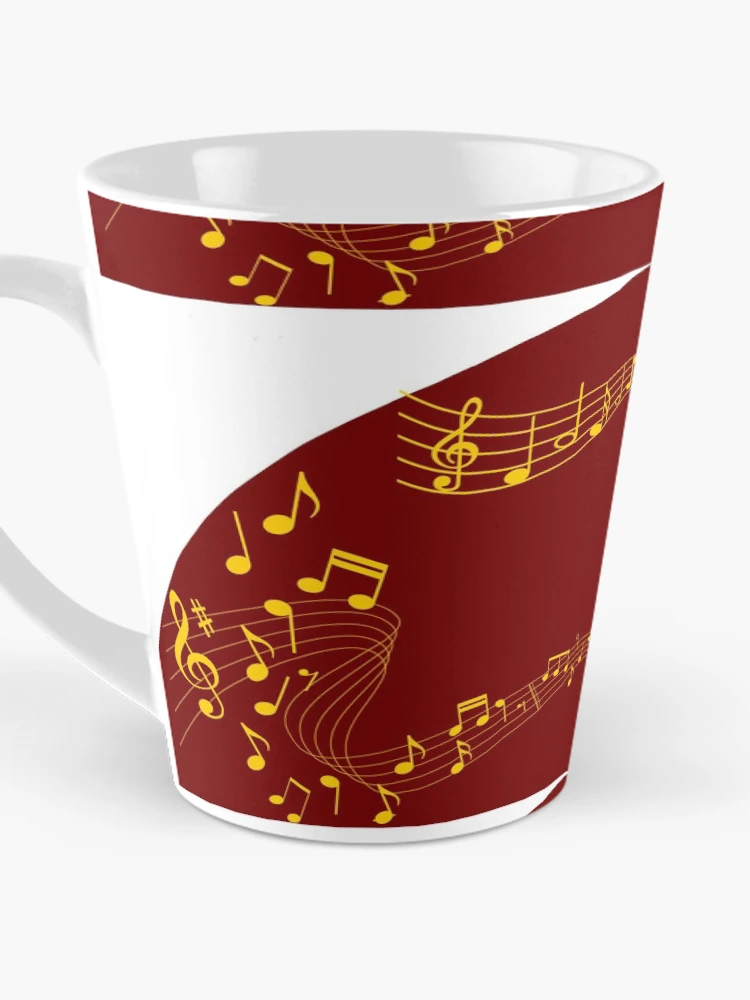 Thumbnail 3 of 4, Coffee Mug, Music Notes Pattern designed and sold by PRB1989.