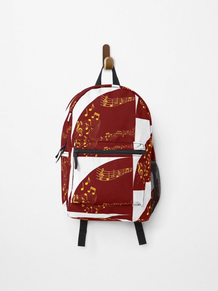 Thumbnail 1 of 3, Backpack, Music Notes Pattern designed and sold by PRB1989.