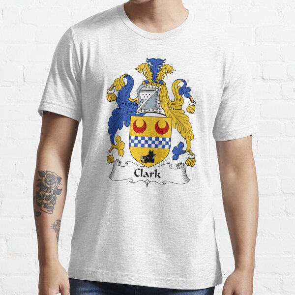 "Clark Coat of Arms / Clark Family Crest" Tshirt for Sale by