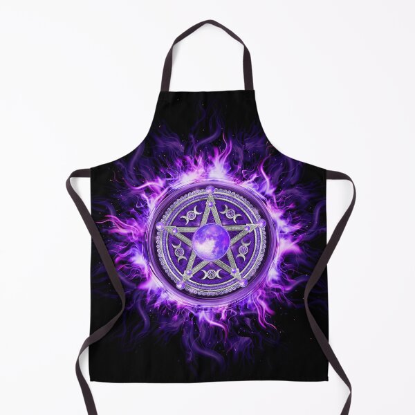 Item preview, Purple Moon Pentagram designed and sold by k9printart.