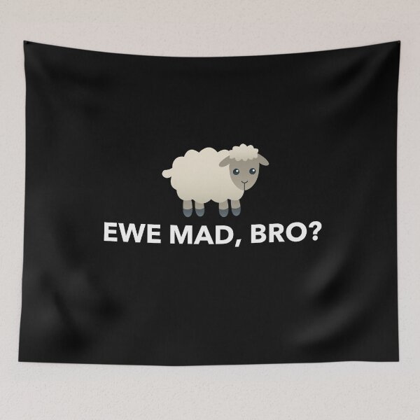 Item preview, Ewe Mad Bro? Funny Sheep Gift designed and sold by JukeLox.