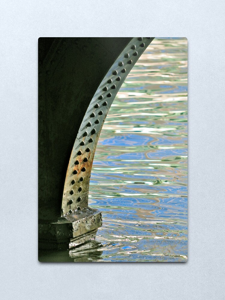 Alternate view of Rivets & Ripples Metal Print
