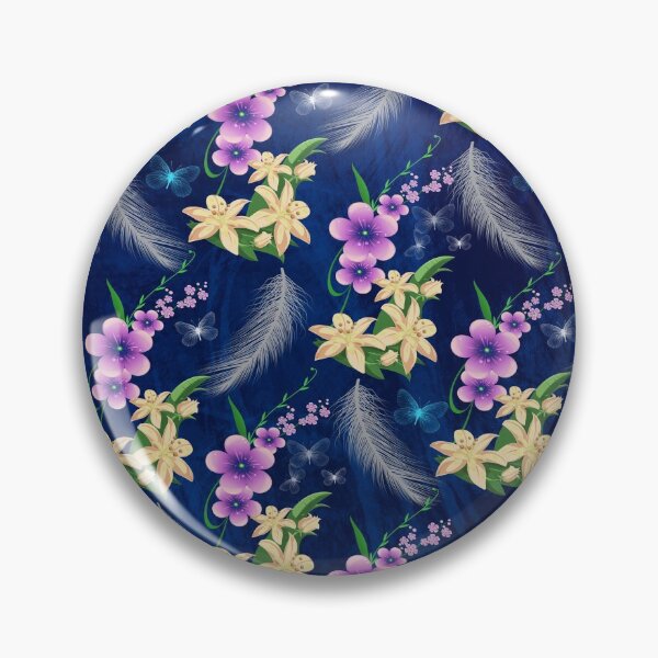Item preview,  Pattern of flowers and feathers designed and sold by MoSaid.