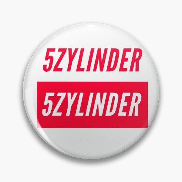 Item preview, 5 cylinder Turbo Logo Red-White designed and sold by Charleenmr.