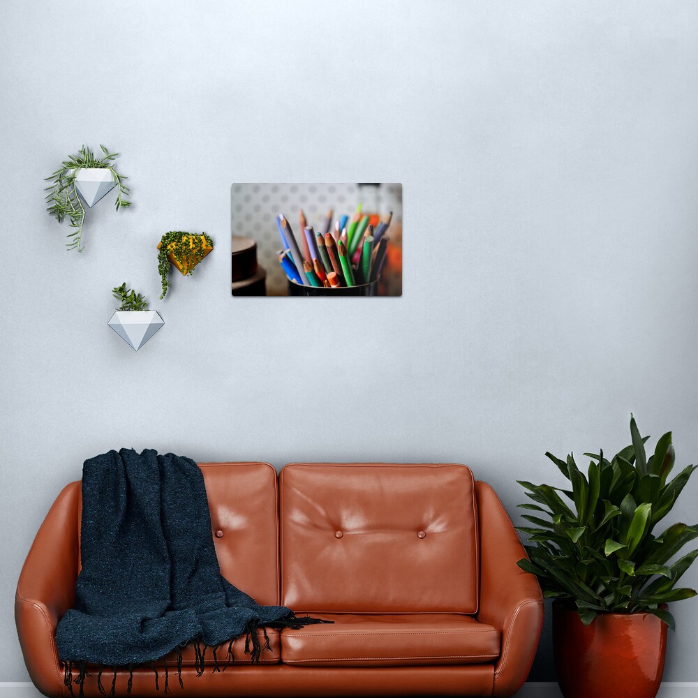 In the Studio Metal Print