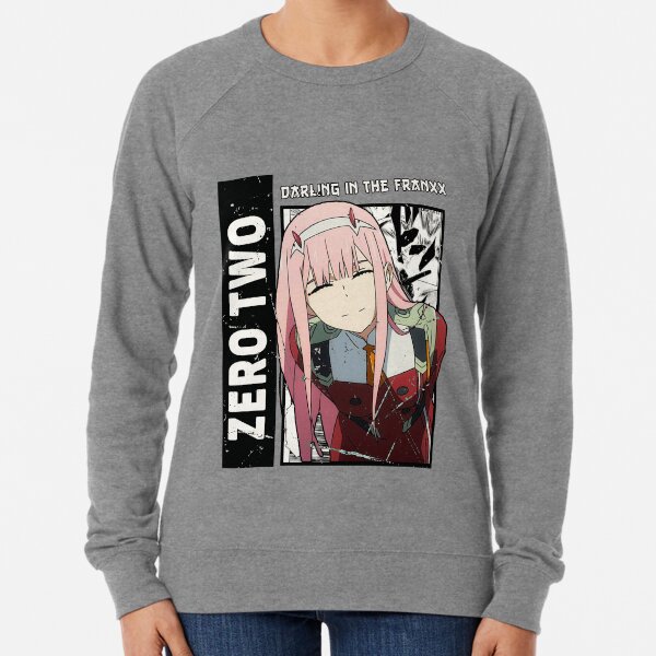 Cero dos, Darling in the Franxx, anime wifu, Sudadera ligera