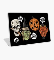 Say You Love Satan 80s Horror Podcast Logo 2 Laptop Skin