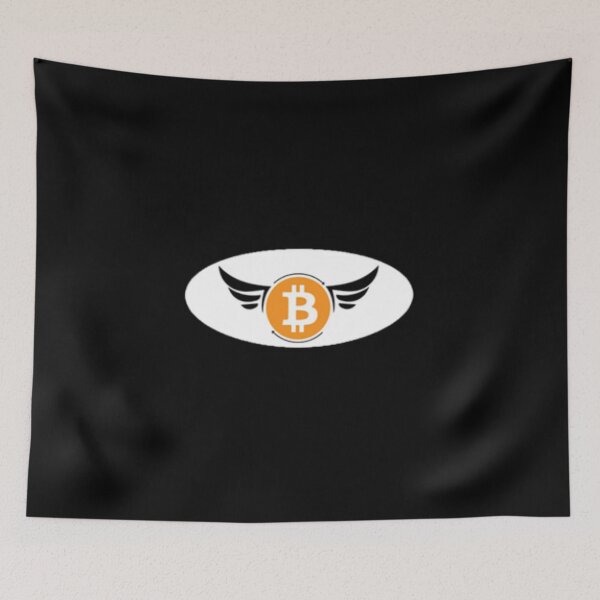 Item preview, Bitcoin Art: Bitcoin con alas designed and sold by Bouzdesigns.