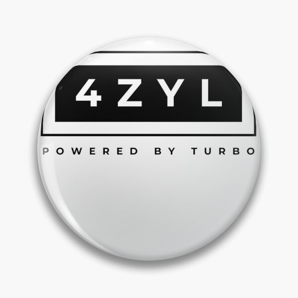 Item preview, 4 cylinder Turbo Logo Schwarz-Weiß designed and sold by Charleenmr.