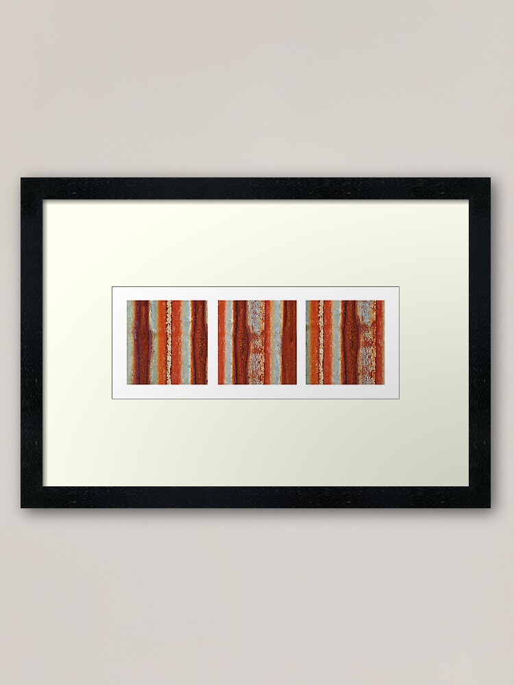 Thumbnail 2 of 7, Framed Art Print, Rivers of Rust designed and sold by Tiffany Dryburgh.