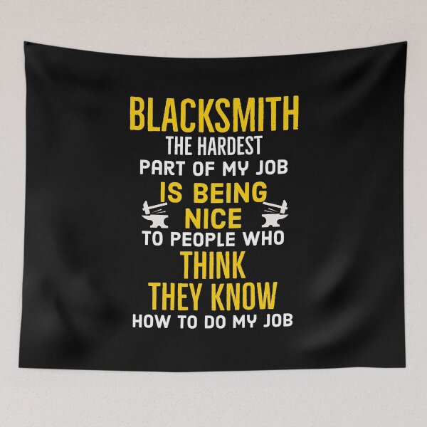 Item preview, Blacksmith Funny Gift designed and sold by AwesomeWorld1.