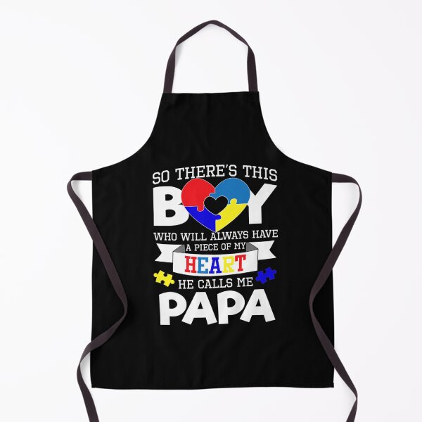 Item preview, Autistic Boy Papa Shirt Autism Awareness Piece Of My Heart designed and sold by HammonArt.