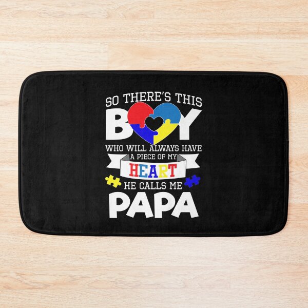 Item preview, Autistic Boy Papa Shirt Autism Awareness Piece Of My Heart designed and sold by HammonArt.