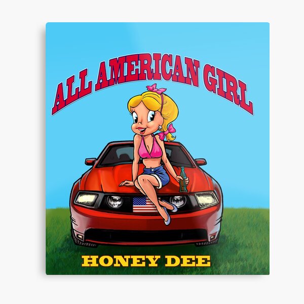 All American Girl Honey Dee Metal Print