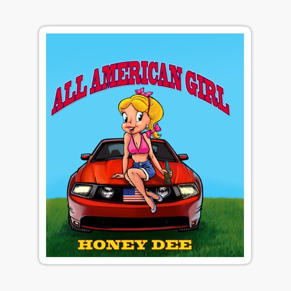 All American Girl Honey Dee Sticker