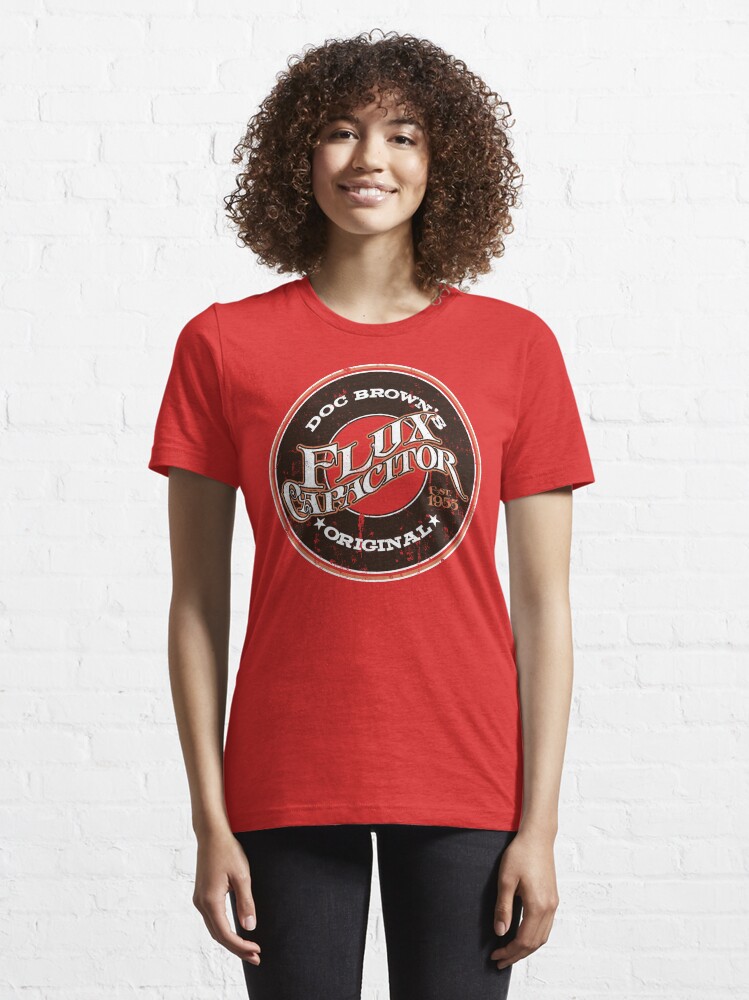 Alternate view of Doc Brown's Flux Capacitor Essential T-Shirt