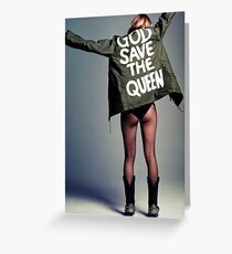 Kate Moss Greeting Card