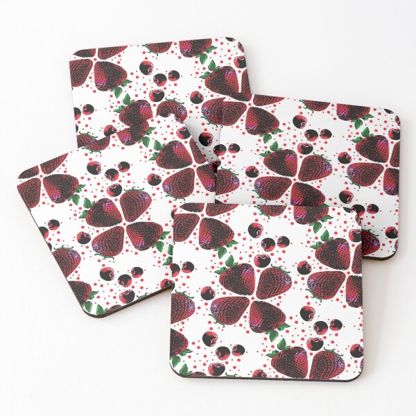 Item preview, Strawberry Painting Repeating Pattern designed and sold by fahadabu.