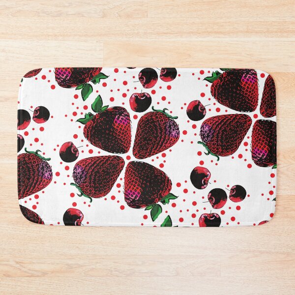 Item preview, Strawberry Painting Repeating Pattern designed and sold by fahadabu.