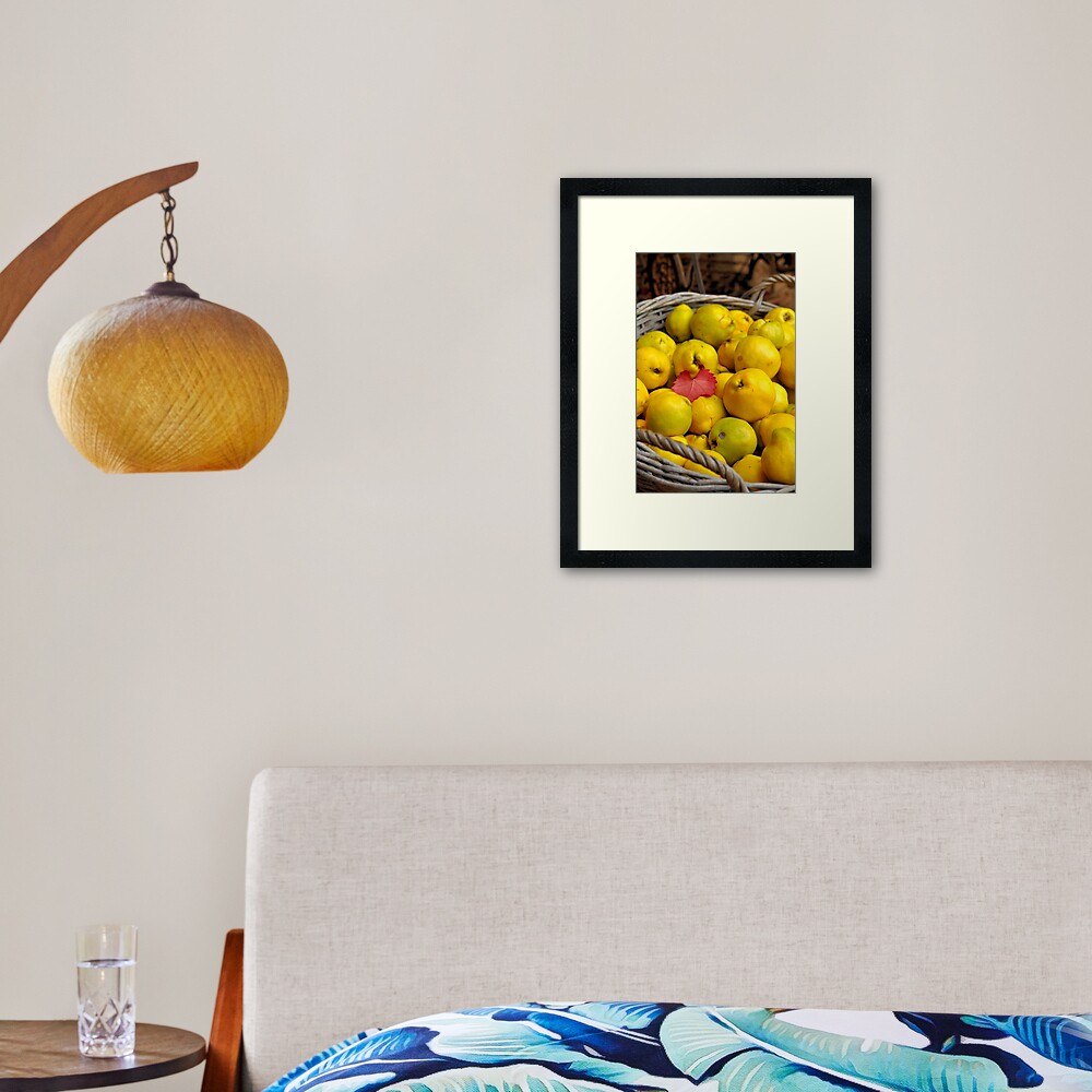 Basketful of Autumn Framed Art Print