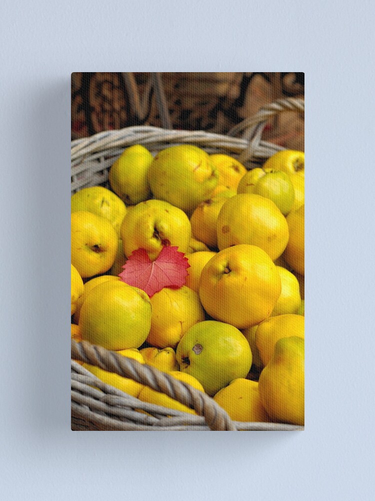 Alternate view of Basketful of Autumn Canvas Print
