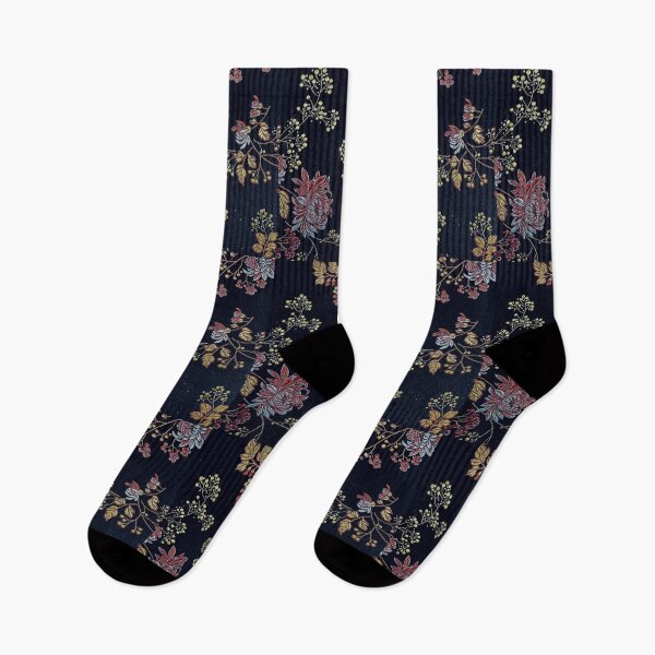 Item preview, Japanese inspired floral pattern designed and sold by lightandbright.