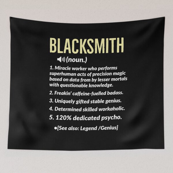 Item preview, Blacksmith Definition Gift designed and sold by AwesomeWorld1.