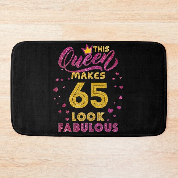 Item preview, 65th queen 65th Birthday Women Fabulous Queen 65 and fabulous,65th birthday girl princess crown pink, designed and sold by davidcgonzale.