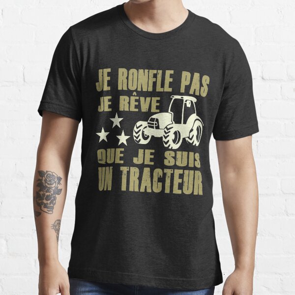 T Shirt Laboureur Professionnel Humour Tracteur Droles Par Joozybart Redbubble