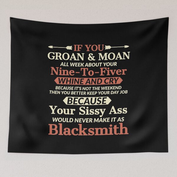 Item preview, Blacksmith Funny designed and sold by AwesomeWorld1.