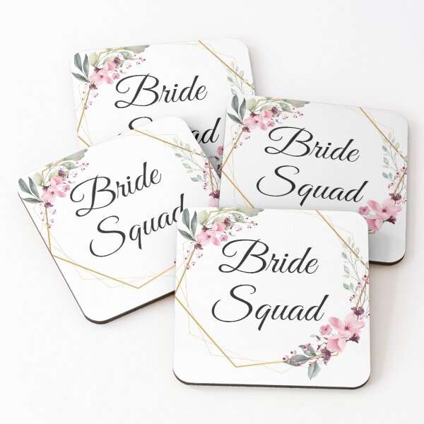 Item preview, Bride Squad, Team Bride, Bride to be, bachelorette party  designed and sold by Mommaspouch.