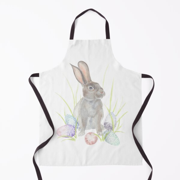 Item preview, Easter Bunny with Pastel Eggs designed and sold by paintingbetween.