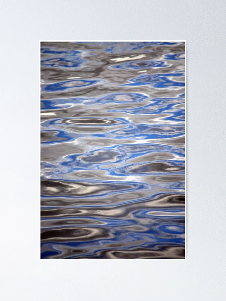 Alternate view of Watery Abstract Poster