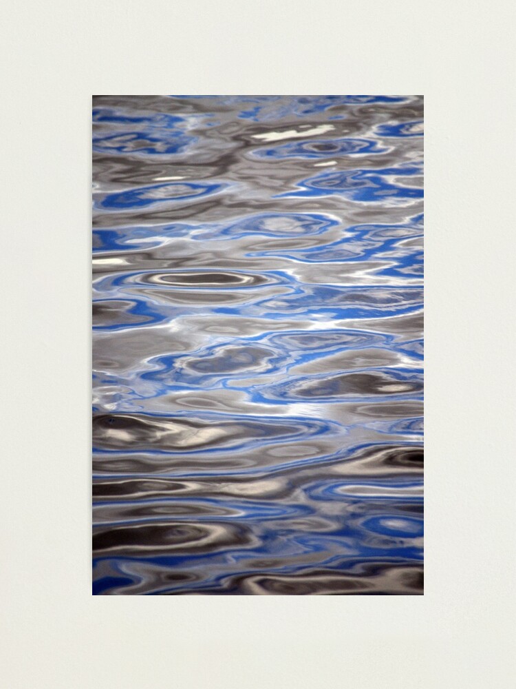 Alternate view of Watery Abstract Photographic Print