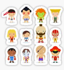 Street fighter - the world warrior Sticker