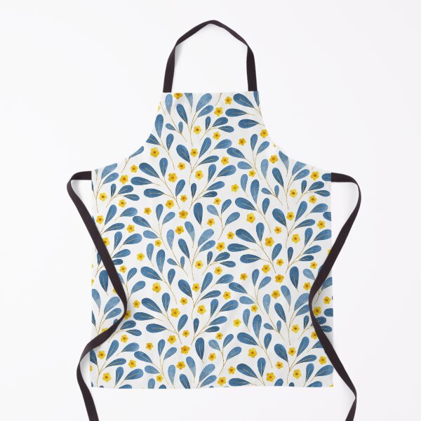 Item preview, Springtime Floral | Blue and Yellow designed and sold by RebeccaFlaherty.