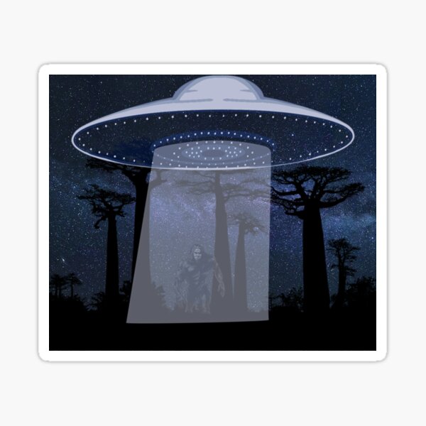 Item preview, Bigfoot UFO Abduction Funny Sasquatch Aliens Cryptozoology designed and sold by Independence arrival.