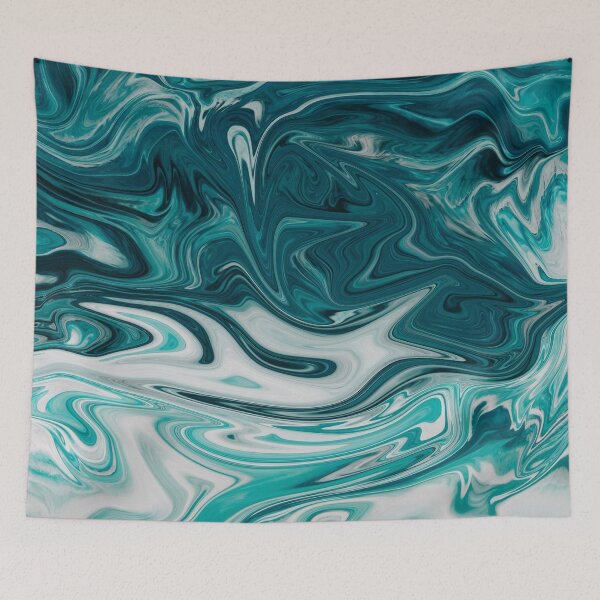 Item preview, Fluid Marble Paint - Blue Ocean  designed and sold by maarrtini.