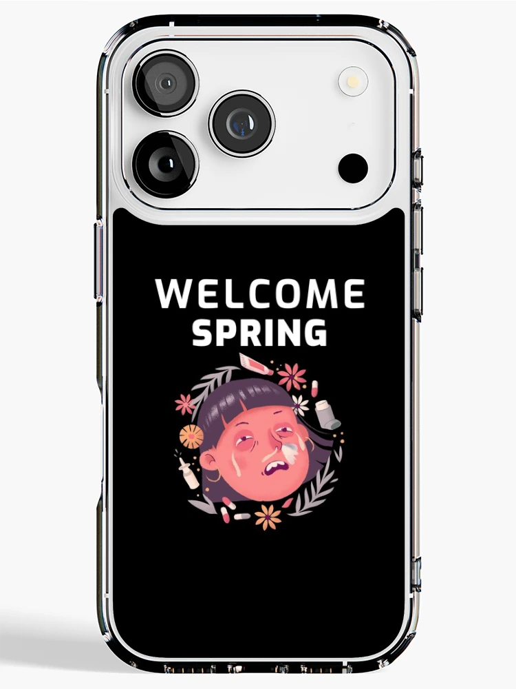 Thumbnail 1 of 5, iPhone Case, Welcome Spring designed and sold by THE PUNCHLINE FACTORY.
