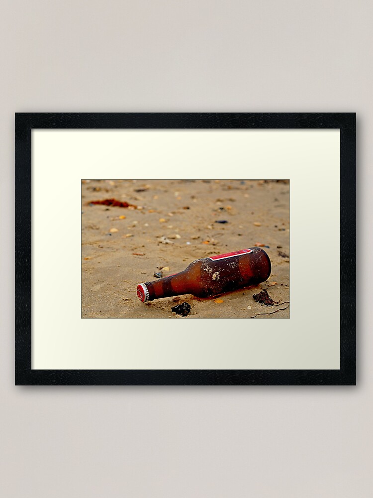 Alternate view of No Message... Framed Art Print
