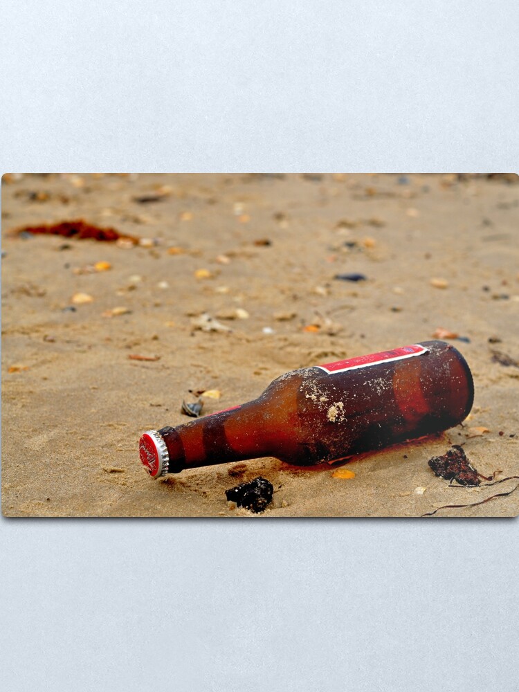 Alternate view of No Message... Metal Print