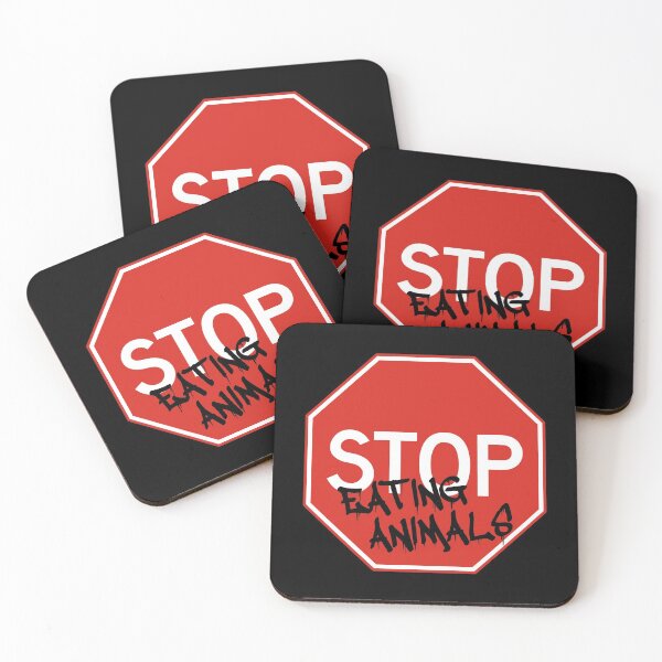 Item preview, Stop Eating Animals - Stop Sign designed and sold by LongTunnel.