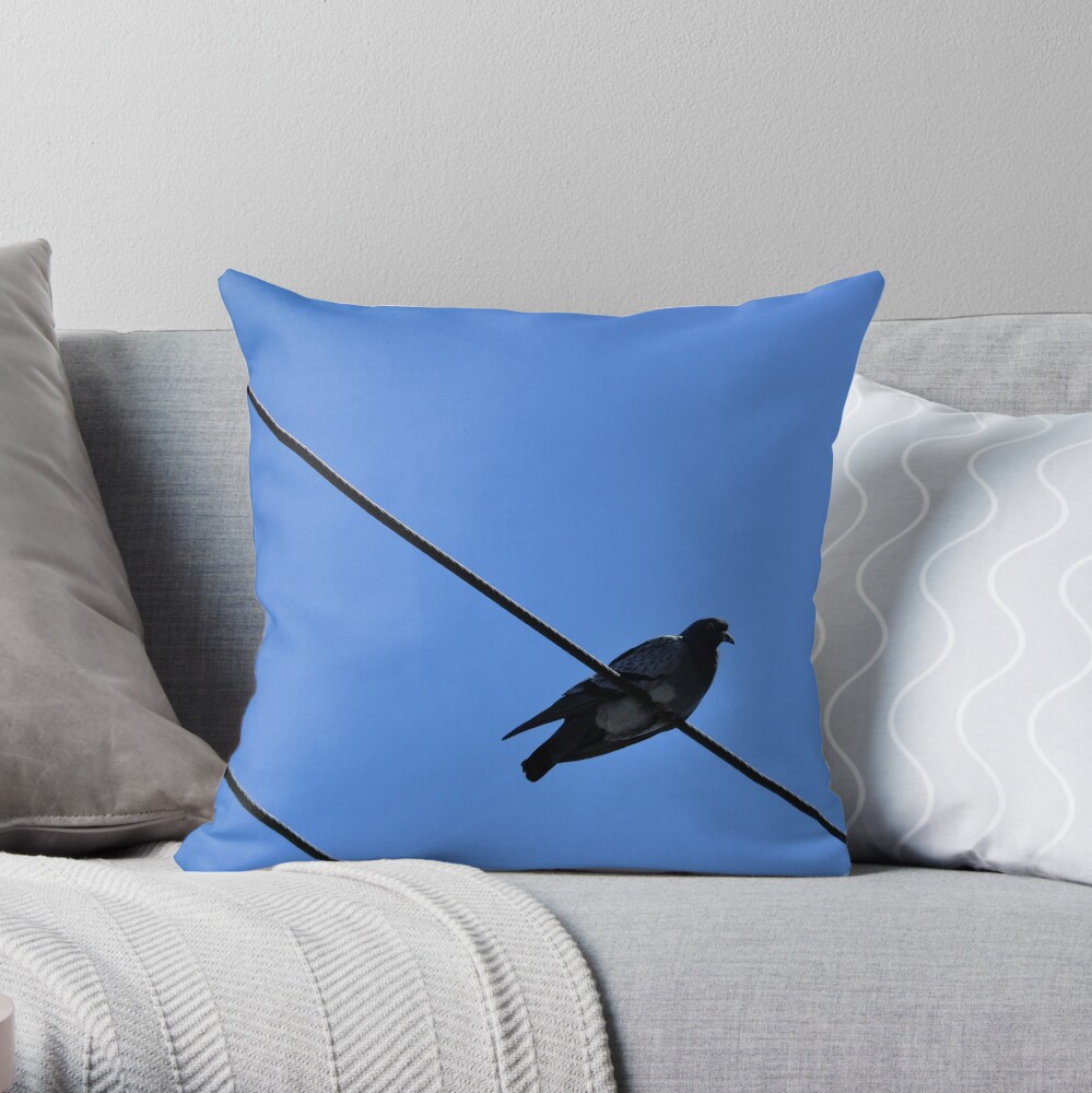 A Nice Spot for Sunbathing Throw Pillow