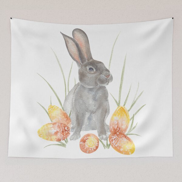 Item preview, Vintage Style Easter Bunny designed and sold by paintingbetween.