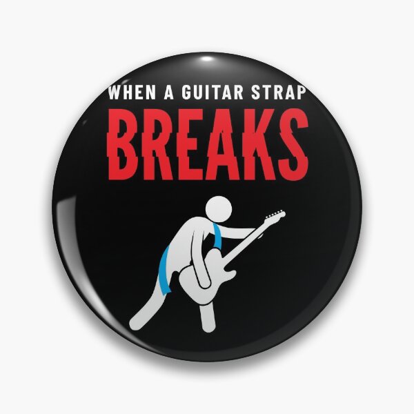 Item preview, When A Guitar Strap Breaks Dark Theme designed and sold by nightsworthy.