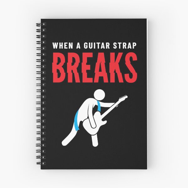 Item preview, When A Guitar Strap Breaks Dark Theme designed and sold by nightsworthy.