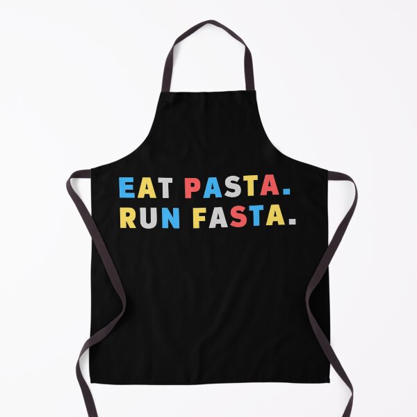 Item preview, Funny Running Eat Pasta Run Fasta designed and sold by Sujitra Romyen.