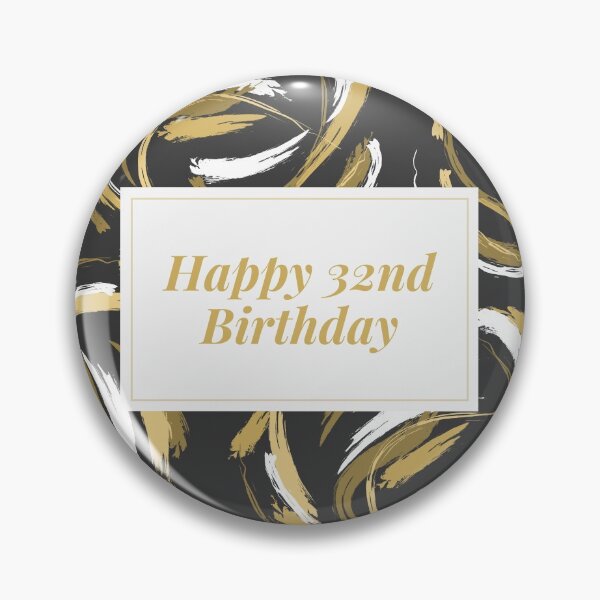 Item preview, Happy 32nd Birthday designed and sold by MariesDesigns11.